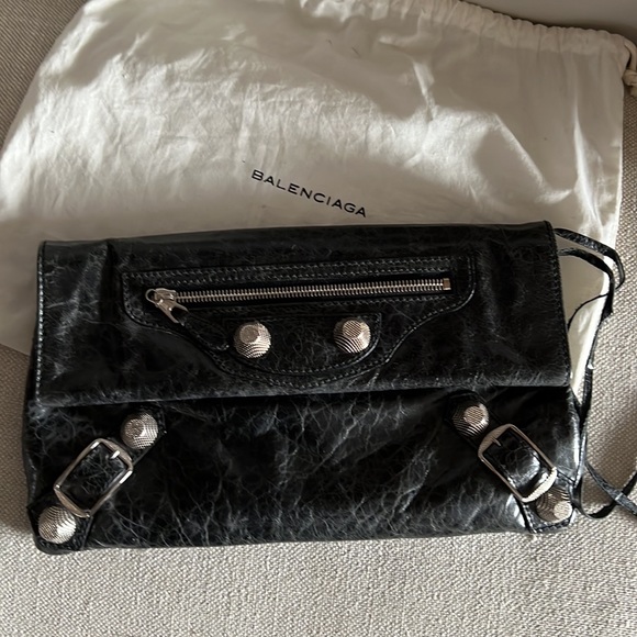 Balenciaga Motocross Giant 21 Envelope Clutch Authentic - Picture 6 of 9